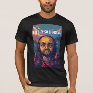 Camiseta Tipografia de Retrato Retro
