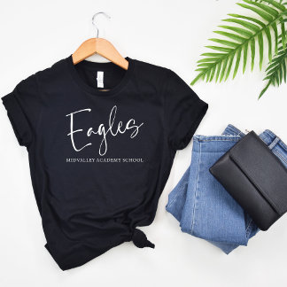 Camiseta Tipografia de Script Eagles Personalizada