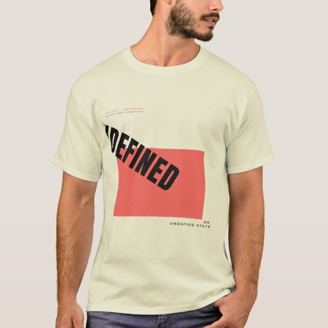 Camiseta Tipografia de Tecnologia Indefinida Design (Frente)