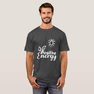 Camiseta Tipografia de Uplifagem Positiva de Energia T-Shir
