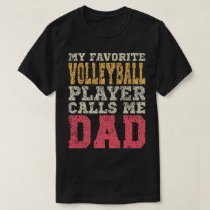 Camiseta Tipografia de Vintage do Jogador de Voleibol Favor