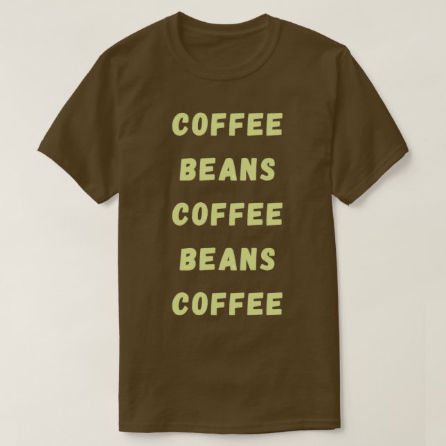 Camiseta Tipografia Do Café (Frente do Design)