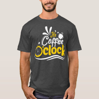 Camiseta Tipografia do café Ox27Clock Itx27s