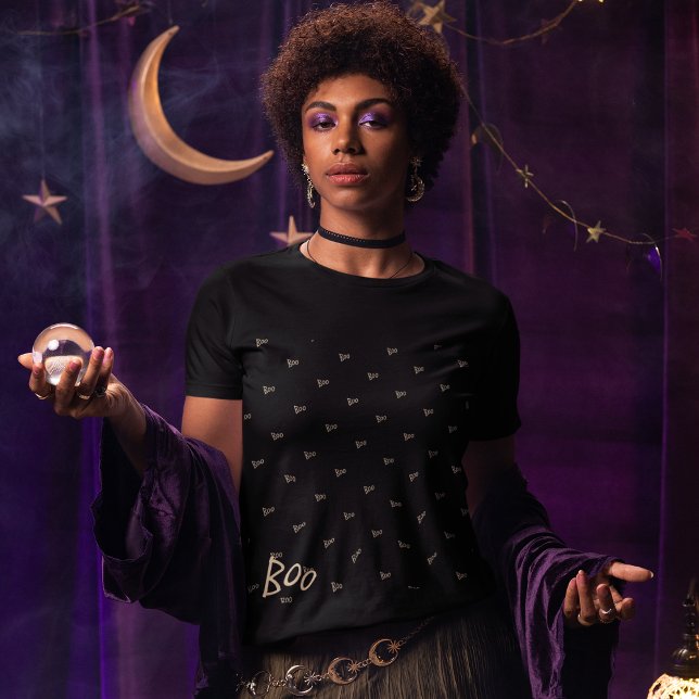 Camiseta Tipografia do dia das bruxas (Criador carregado)