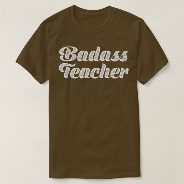 Camiseta Tipografia do Professor Badass (Frente do Design)