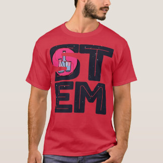 Camiseta Tipografia do STEM de Engenharia de Ciências