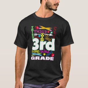 Camiseta Tipografia Do Terceiro Grau De Volta À Equipe Esco