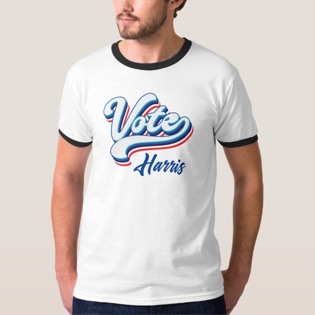 Camiseta Tipografia eleitoral de voto (Frente)