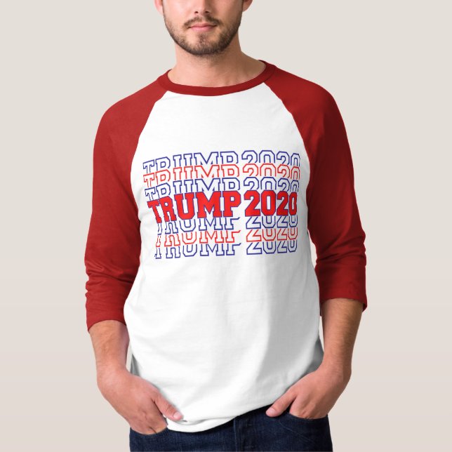 Camiseta Tipografia eleitoral Pro Trump 2020 (Frente)