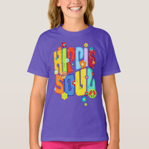 Camiseta Tipografia Engraçada - HIPPIE SOUL 1