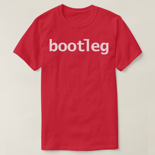 Camiseta Tipografia Engrenada Bootleg (Frente do Design)