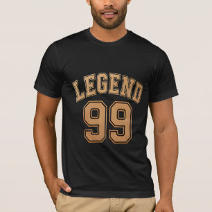 Camiseta Tipografia Esportiva Retro Legend 99