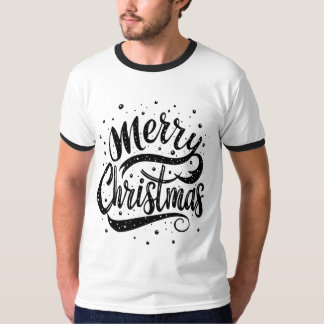 Camiseta Tipografia Feliz Natal
