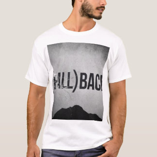 Camiseta Tipografia Grunge Fallback | Montanha Estética Esc