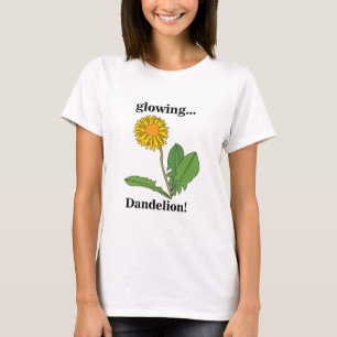 Camiseta Tipografia Inspiração Luminosa Dandelion