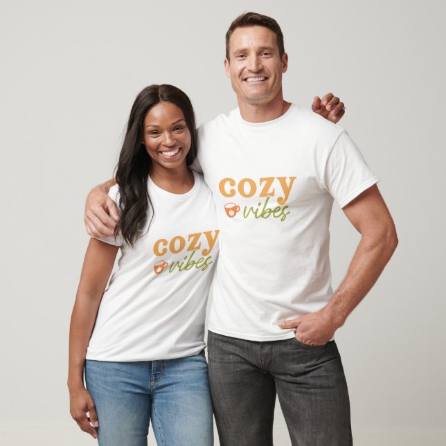 Camiseta Tipografia inspirada no outono (Unissex)