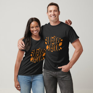 Camiseta Tipografia inspirada no outono