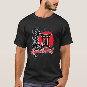 Camiseta Tipografia Japonesa Clássica Karate Kyokushin