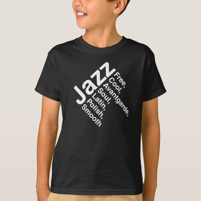 Camiseta Tipografia Jazz (Frente)