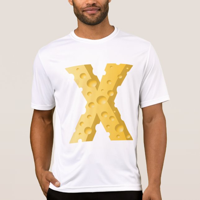 Camiseta Tipografia Letra Queijo X (Frente)