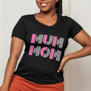 Camiseta Tipografia MÃE Minimalista do MOM - Mãe Moderna