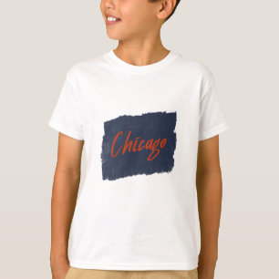 Camiseta Tipografia manuscrita de Chicago - T-Shirt