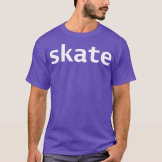 Camiseta Tipografia mínima do skate
