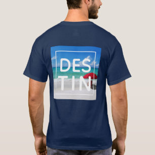 Camiseta Tipografia Moderna da Flórida Tropical Destin Bea