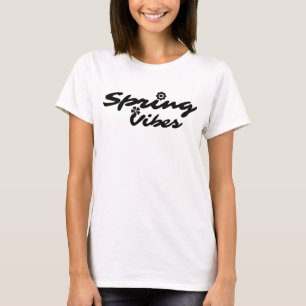 Camiseta TIPOGRAFIA NEGRA DO primavera VIBES