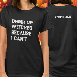 Camiseta Tipografia Negrita Angustiada Bebam Bruxas