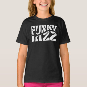 Camiseta Tipografia Negrito Música Jazz Funk