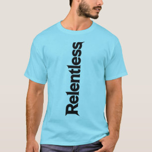 Camiseta Tipografia Negrito Vertical Obstinado Motivacional