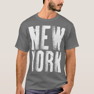 Camiseta Tipografia New York Vintage Look