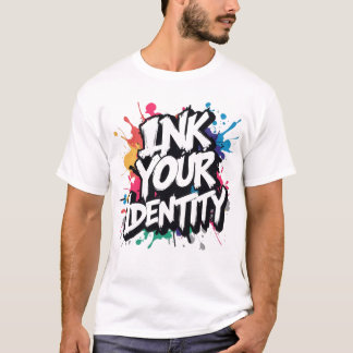 Camiseta TIPOGRAFIA NO SEU Grafite DE IDENTIDADE