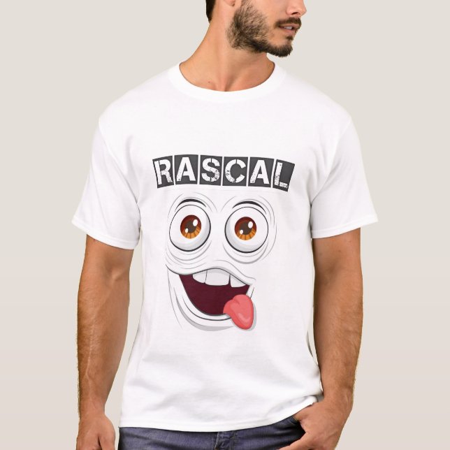 Camiseta Tipografia Rascal Bold Típica T-Shirt-Playful Atti (Frente)