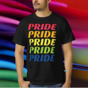 CAMISETA TIPOGRAFIA REPETIDA ORGULHO