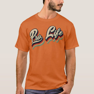 Camiseta Tipografia Retro Vintage Pro Life