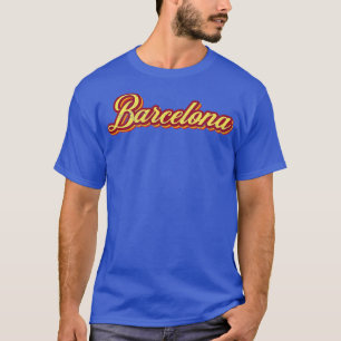 Camiseta Tipografia Retroativa de Barcelona Vintage