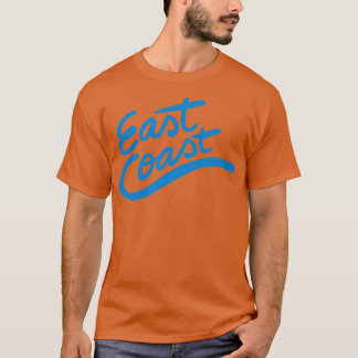 Camiseta Tipografia retrógrada da Costa Leste