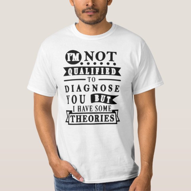 Camiseta Tipografia Sarcástica Divertida (Frente)