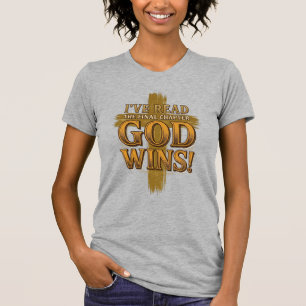 Camiseta Tipografia Vintage Cruz Cristã Deus Vence