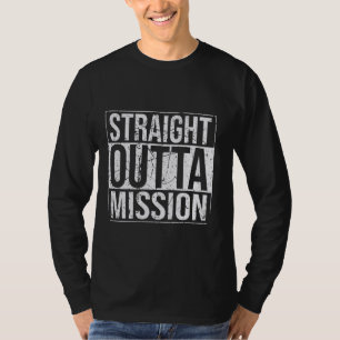 Camiseta Tipografia Vintage da Missão Grunge hetero Out