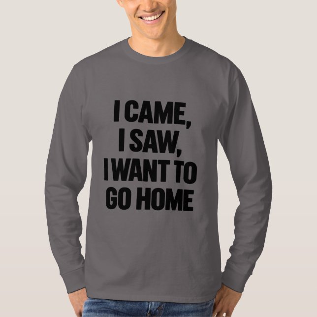 Camiseta Tipográfica com Lema de Quem Quer Voltar  (Frente)