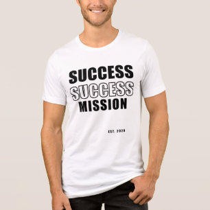 Camiseta Tipográfica Missão Sucesso Est. 2028