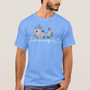 Camiseta Tipógrafo de Negócios de Higiene Canina Furologist