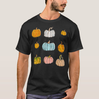 Camiseta Tipos De Abóbora E Variedades De Abóbora-De-Corte