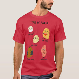 Camiseta Tipos de batata