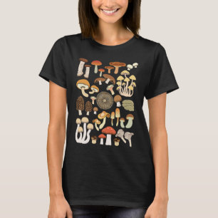 Camiseta Tipos de coletor de cogumelos sussurrador de cogum