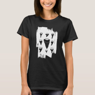Camiseta Tipos de Dentes de Peixe-Tubarão