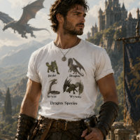 Tipos de Espécies de Dragão Wyvern Drake Wrym